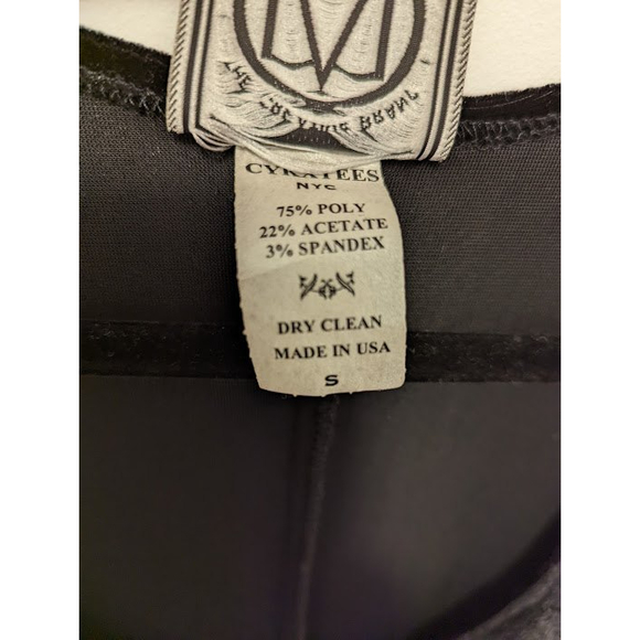 Cykxtees Steampunk Renaissance Goth Velvet Cosplay Dress size Small - Picture 3 of 5